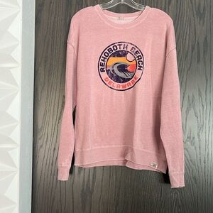 NWT- ladies crew sweat Large, Rehoboth Beach Delaware full front logo
